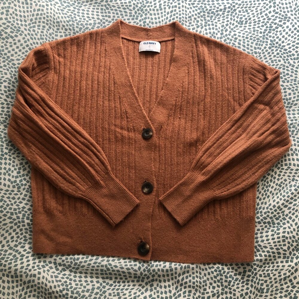Women's Copper Terracotta Cardigan Size Small